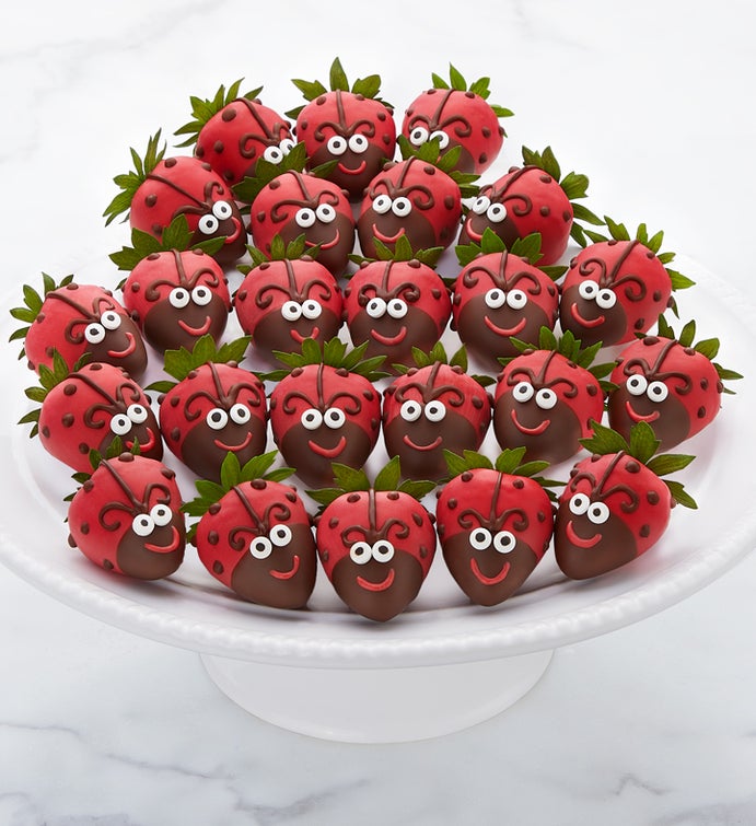 Delightful Ladybug™ Dipped Strawberries